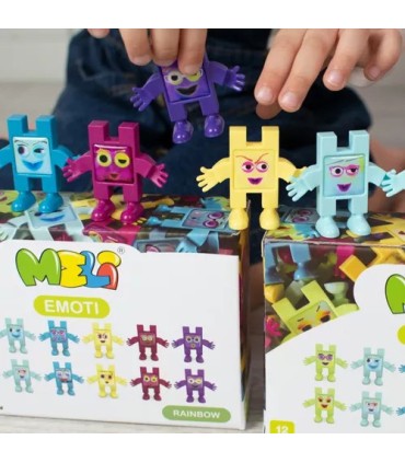 MELI EMOTI RAINBOW 12 PIEZAS