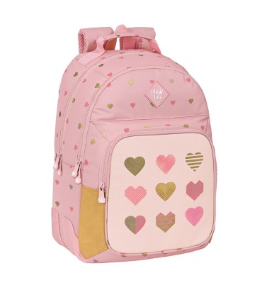 MOCHILA DOBLE GLOWLAB HEARTS