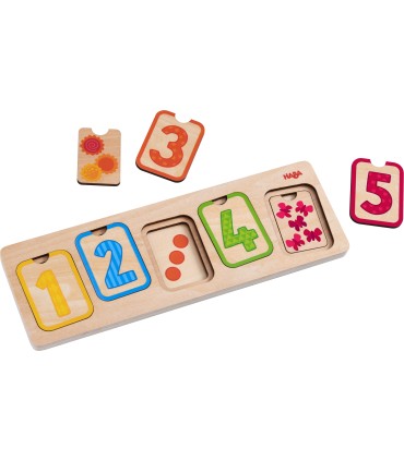 PUZZLE DE MADERA LOS PRIMEROS NÚMEROS