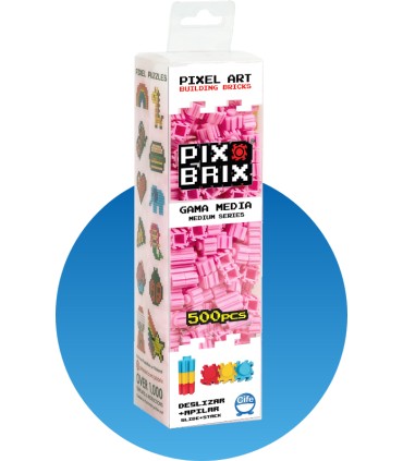 PIX BRIX 500 PIEZAS ROSA