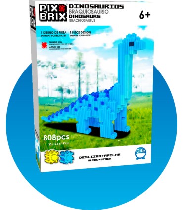 PIX BRIX BRACHIOSAURS 808 PIEZAS