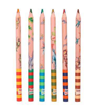 LAPICES MULTICOLOR DINO WORLD