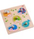 PUZZLE DE AGARRAR-ANIMALES DE COLORES