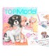 CREATE YOUR TOP MODEL DOGGY CLOURING BOOK