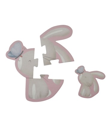 PUZLE 6 EN 1 FLORES Y MARIPOSAS