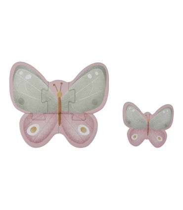 PUZLE 6 EN 1 FLORES Y MARIPOSAS