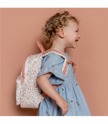 MOCHILA FLORES Y MARIPOSAS LITTLE DUTCH