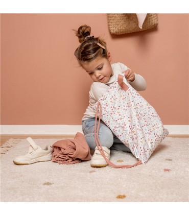 BOLSA GYM FLORES Y MARIPOSAS