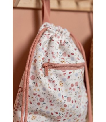 BOLSA GYM FLORES Y MARIPOSAS