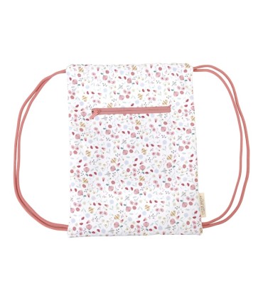 BOLSA GYM FLORES Y MARIPOSAS