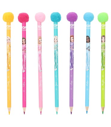 LAPICES DE COLORES POMPON TOP MODEL
