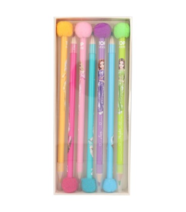 LAPICES DE COLORES POMPON TOP MODEL
